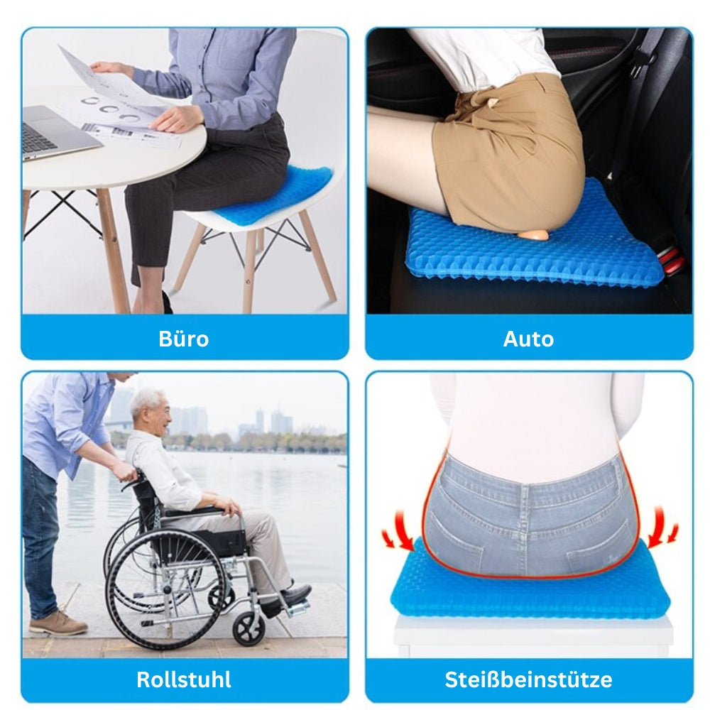 BowLift | ErgoPad - ergonomic gel seat cushion