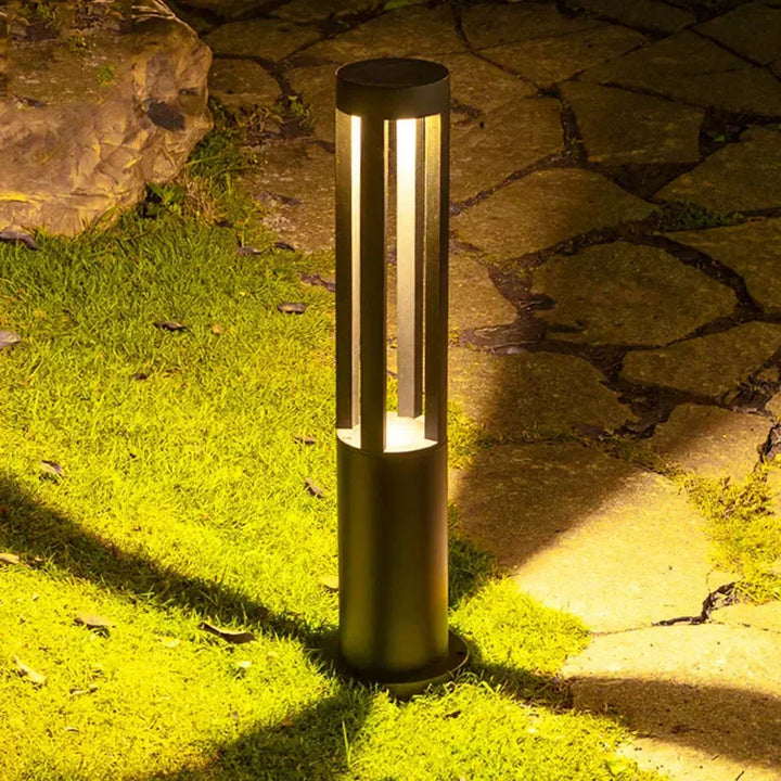 StoneGlow - Energy-efficient LED Garden Post Lamp | Waterproof and Modern Outdoor Lighting | Bowlift