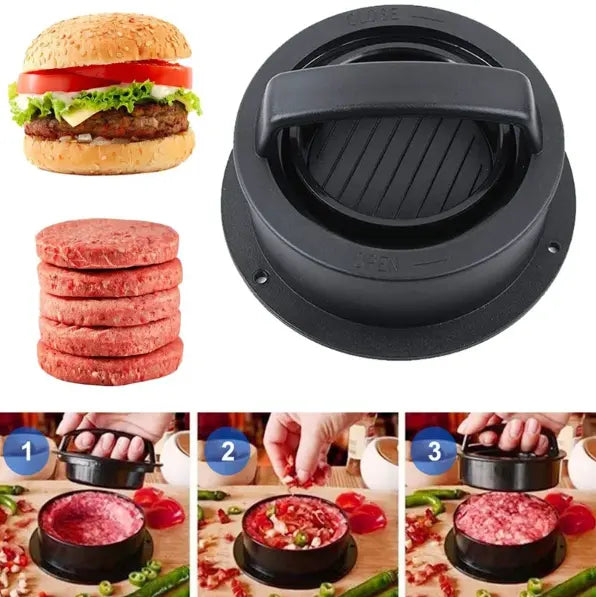 Burger press with twist lock for perfect patties | Bowlift