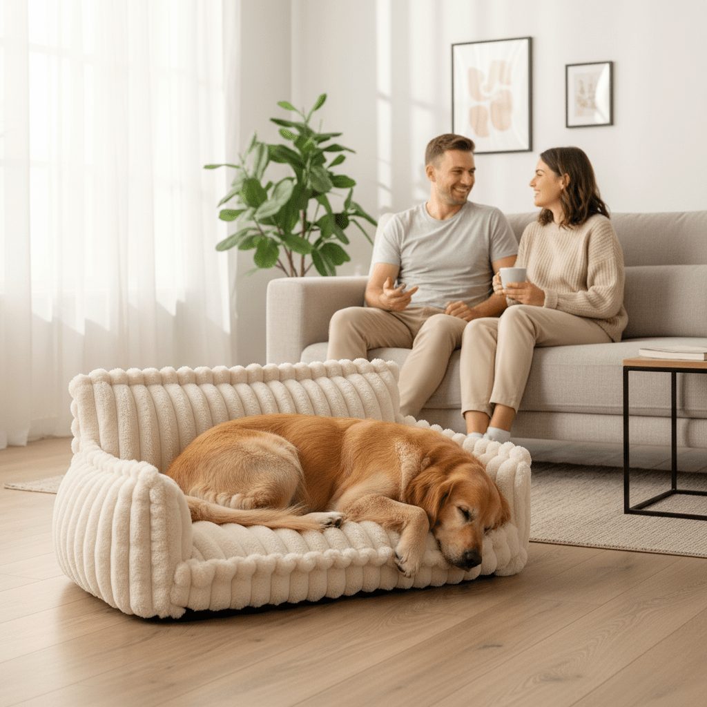 BowLift | Soft & washable orthopedic dog sofa for pets