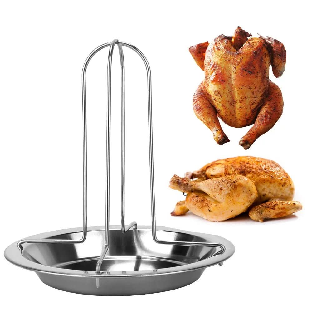 BowLift | Non-stick chicken roasting rack made of carbon steel for perfect grilling