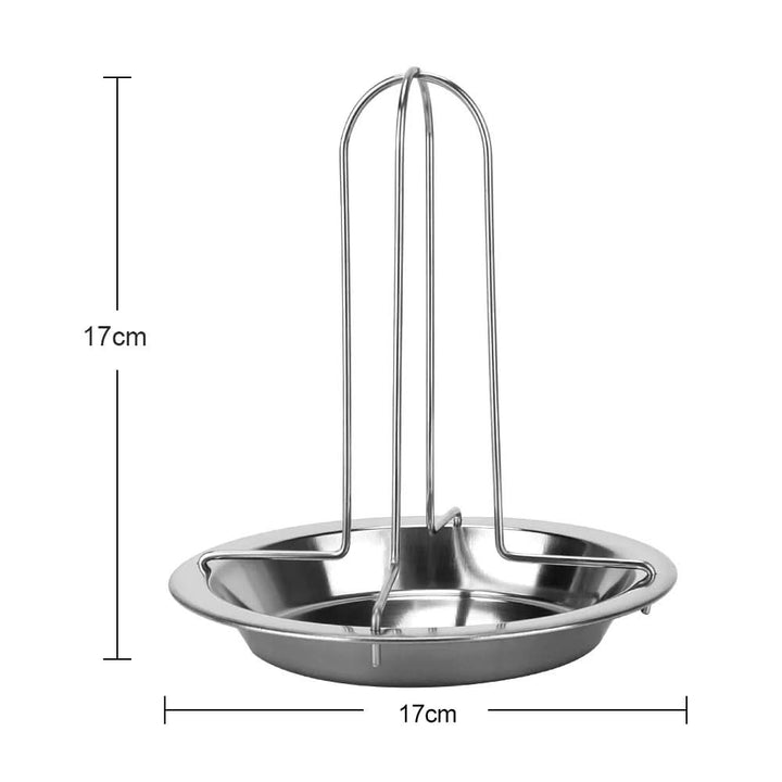 BowLift | Non-stick chicken roasting rack made of carbon steel for perfect grilling
