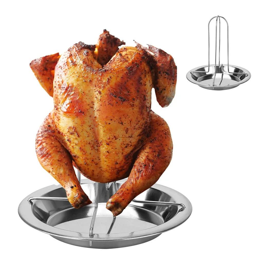 BowLift | Non-stick chicken roasting rack made of carbon steel for perfect grilling