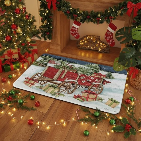BowLift | Non-slip Christmas doormat for clean, festive entrances