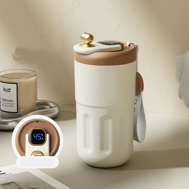 Portable Smart Stainless Steel Coffee Cup | Bowlift