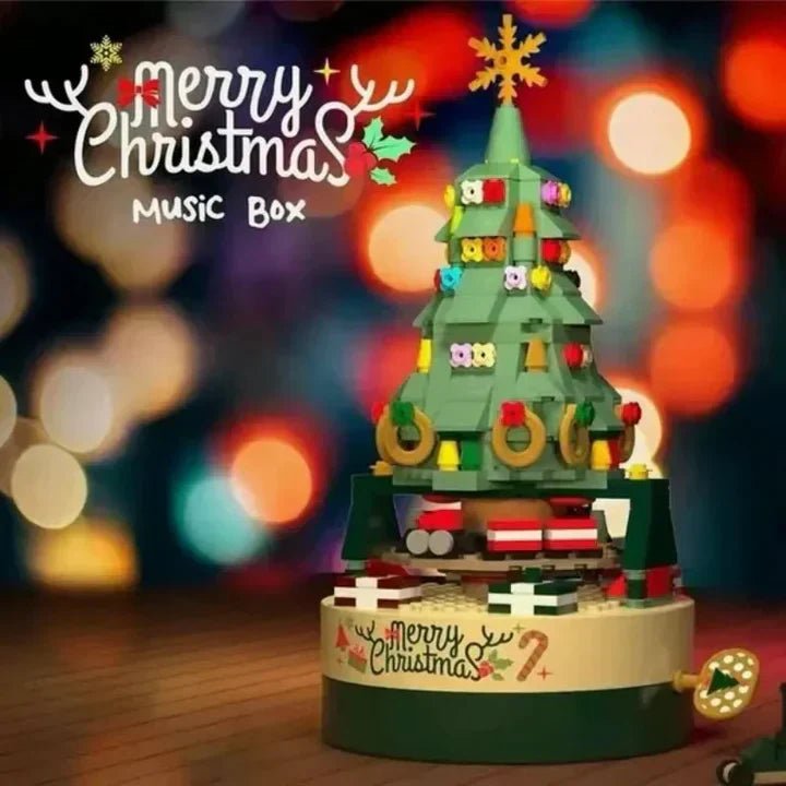 BowLift | DIY Christmas Music Box with Christmas Tree Design and "We Wish You a Merry Christmas" Melody
