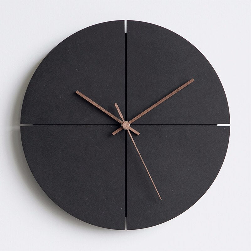 Minimalist Wall Clock 28 cm - Modern Design in Round and Square for Home and Office | Bowlift