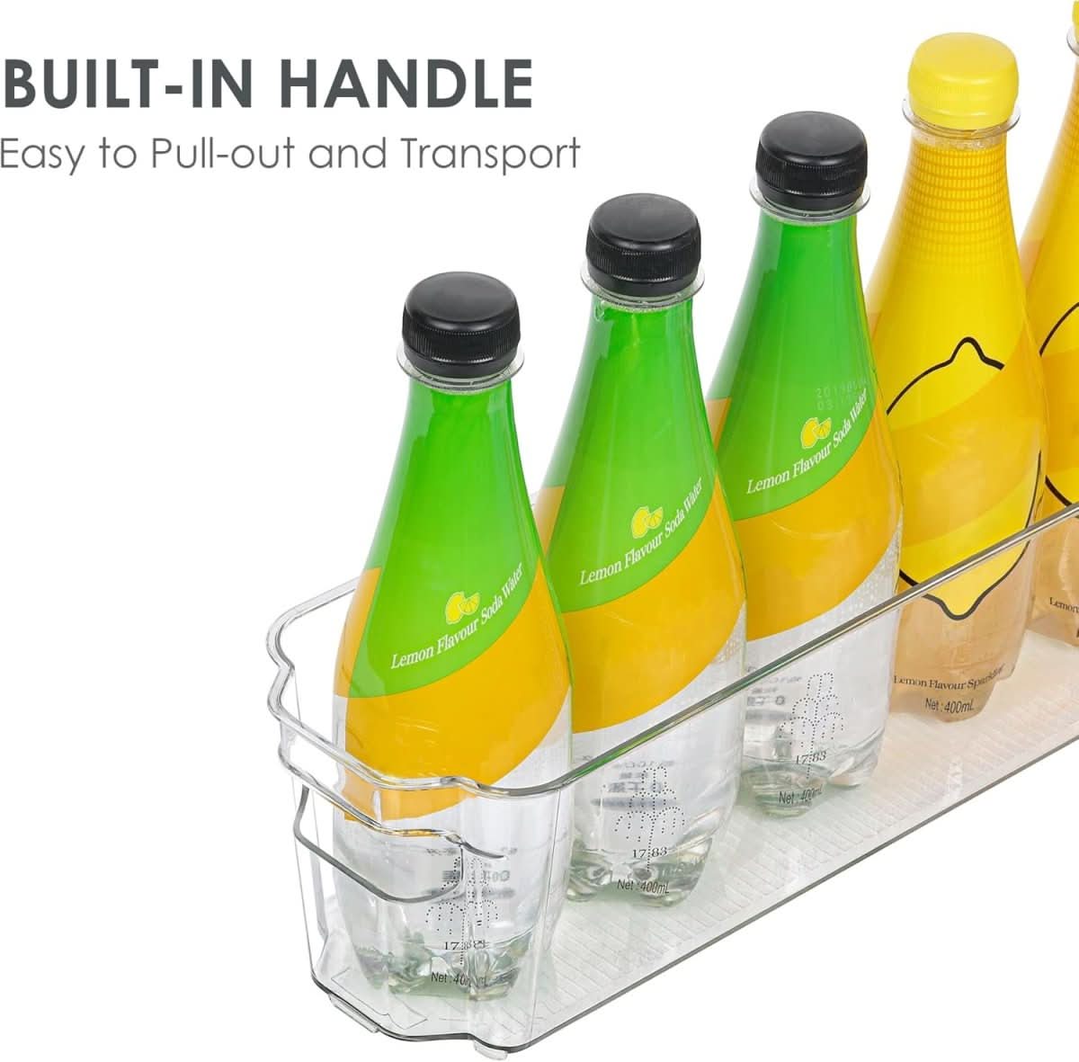 BowLift | Transparent storage boxes for fridge & kitchen in a set of 4