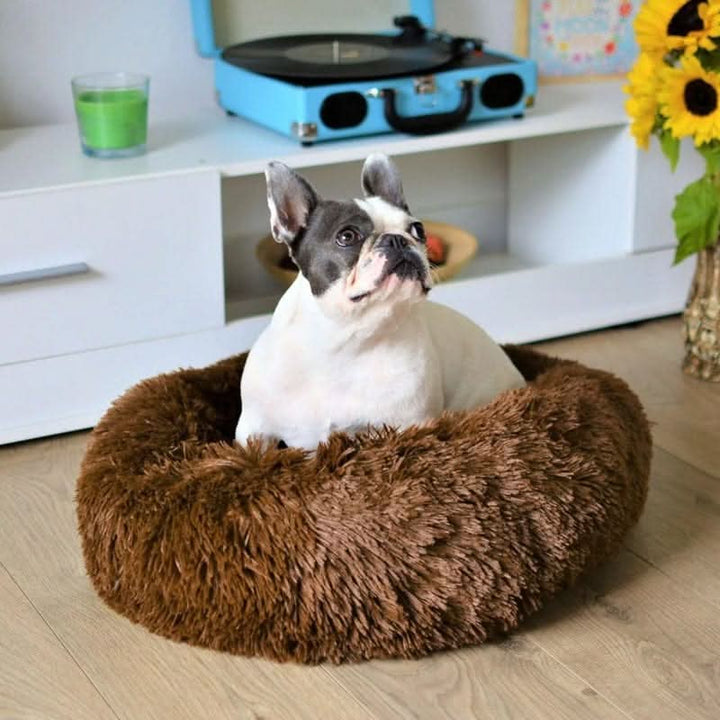 BowLift | Soothing Faux Fur Dog Bed for Relaxed & Cozy Sleep