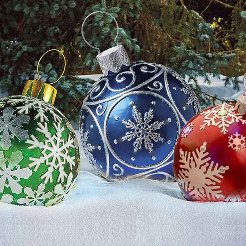 BowLift | Inflatable Christmas Ball Outdoor Decorated