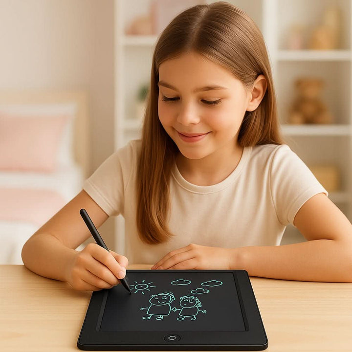 BowLift | LCD Drawing Board for Kids & Travel with One-Touch Erase