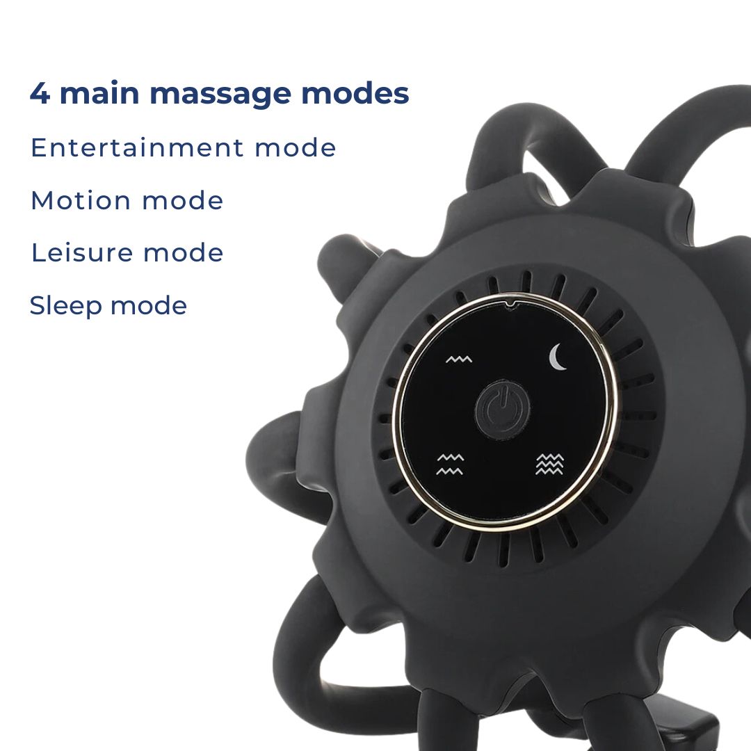 BowLift | Smart Electric Octopus Head Massager Machine for Scalp Massage, Stress Relief, Improved Sleep & Multi-Directional Vibration