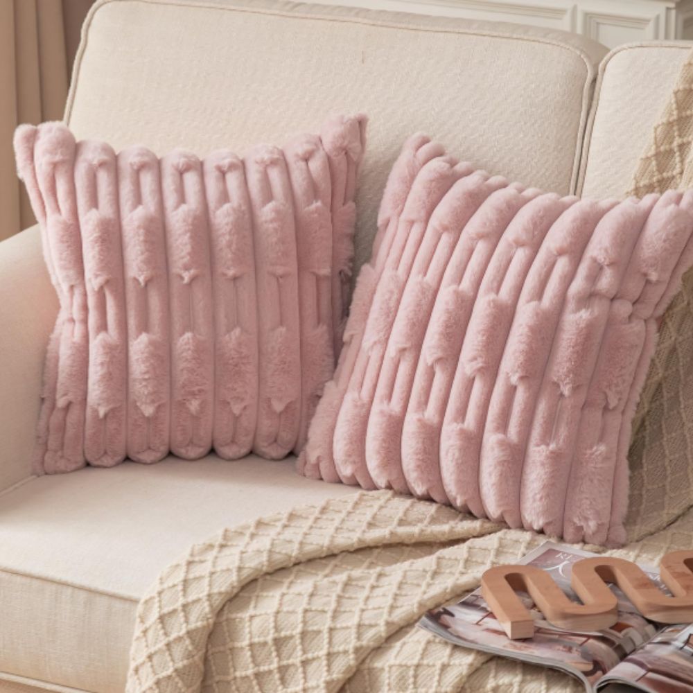 BowLift | Calm Weave Plush Cushion Cover