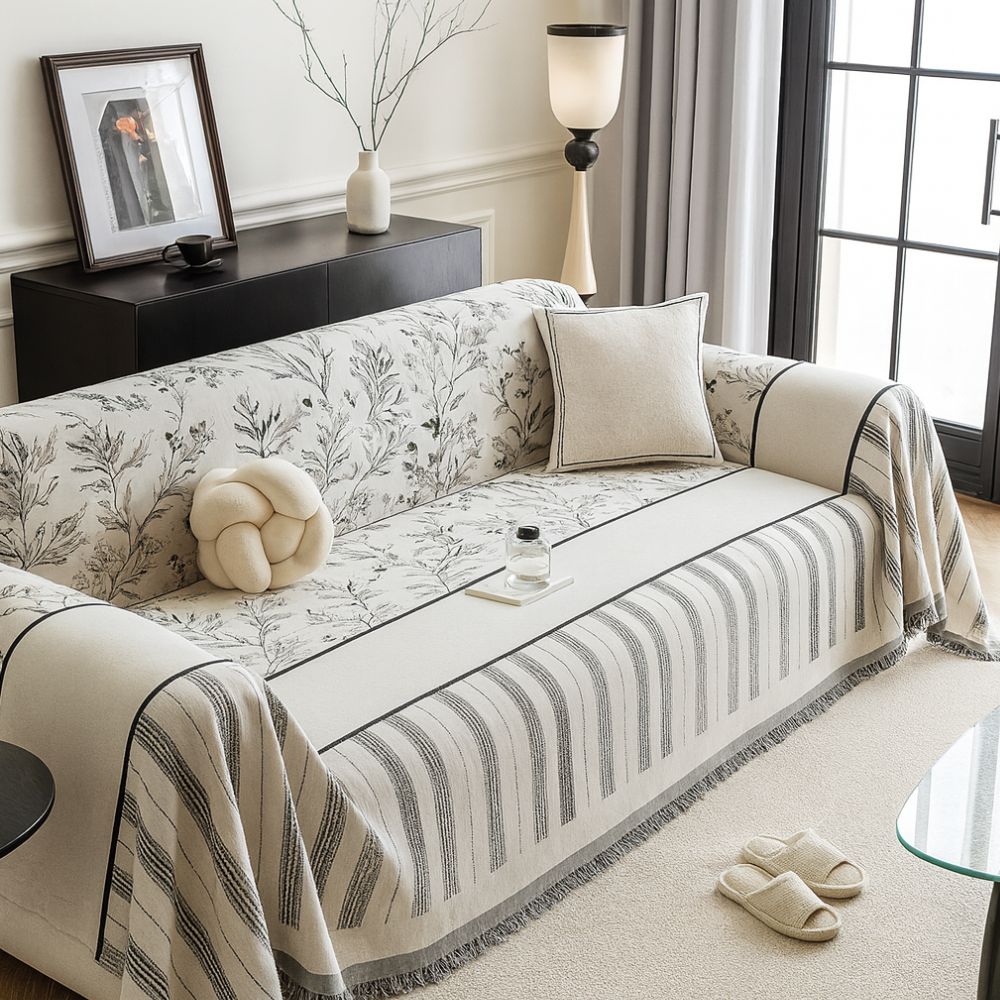 BowLift | Camellia Paris Chenille Sofa Cover