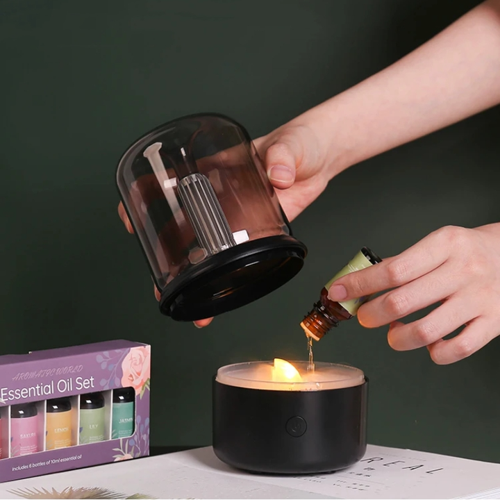 BowLift | Modern LED Diffuser with Flame and Oils