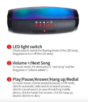 BowLift | Bluetooth Led Speaker