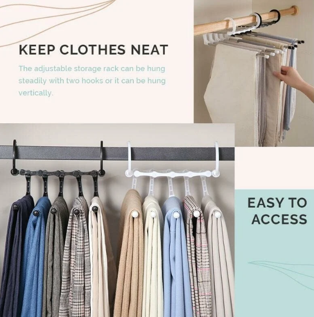 BowLift | HangMaster™ Effortless Pants Organizer