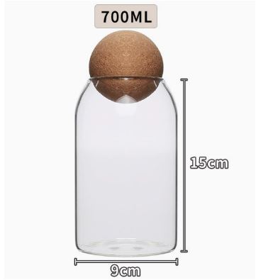BowLift | Creative Glass Cork Storage Jar