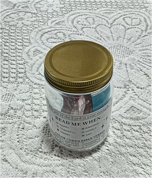 Hope Jar - Filled with Bible Verses for Emotional Strength and Spiritual Connection Bowlift