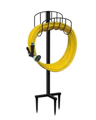ornate wrought iron outdoor garden hose stand with rustproof powder-coated finish Bowlift