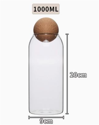 BowLift | Creative Glass Cork Storage Jar