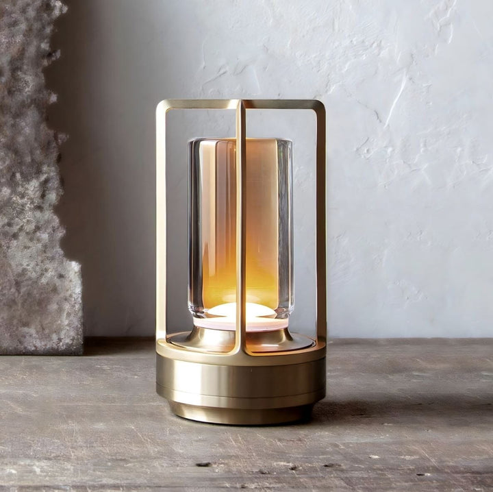 BowLift | Wireless Lantern Lamp with Crystal Shade