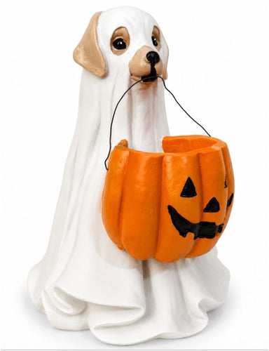 BowLift | Pumpkin Puppy Resin Garden Decor