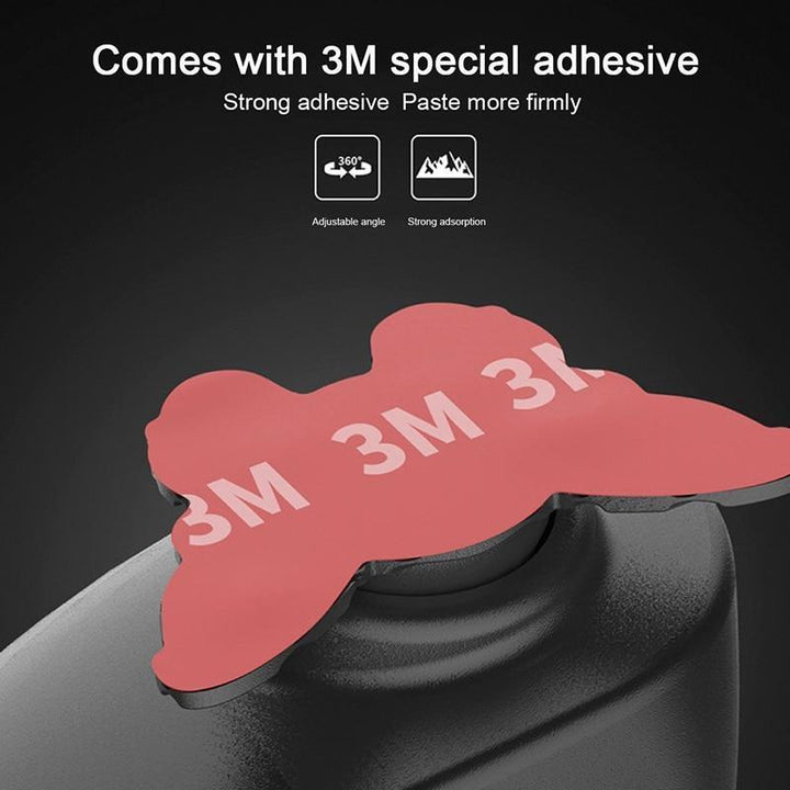 BowLift | Car Mirror Large Vision Rear View Auxiliary Reversal Blind Zone Wide Angle Mirror360 Rotation Adjustable  Dual Lens Coach Mirror