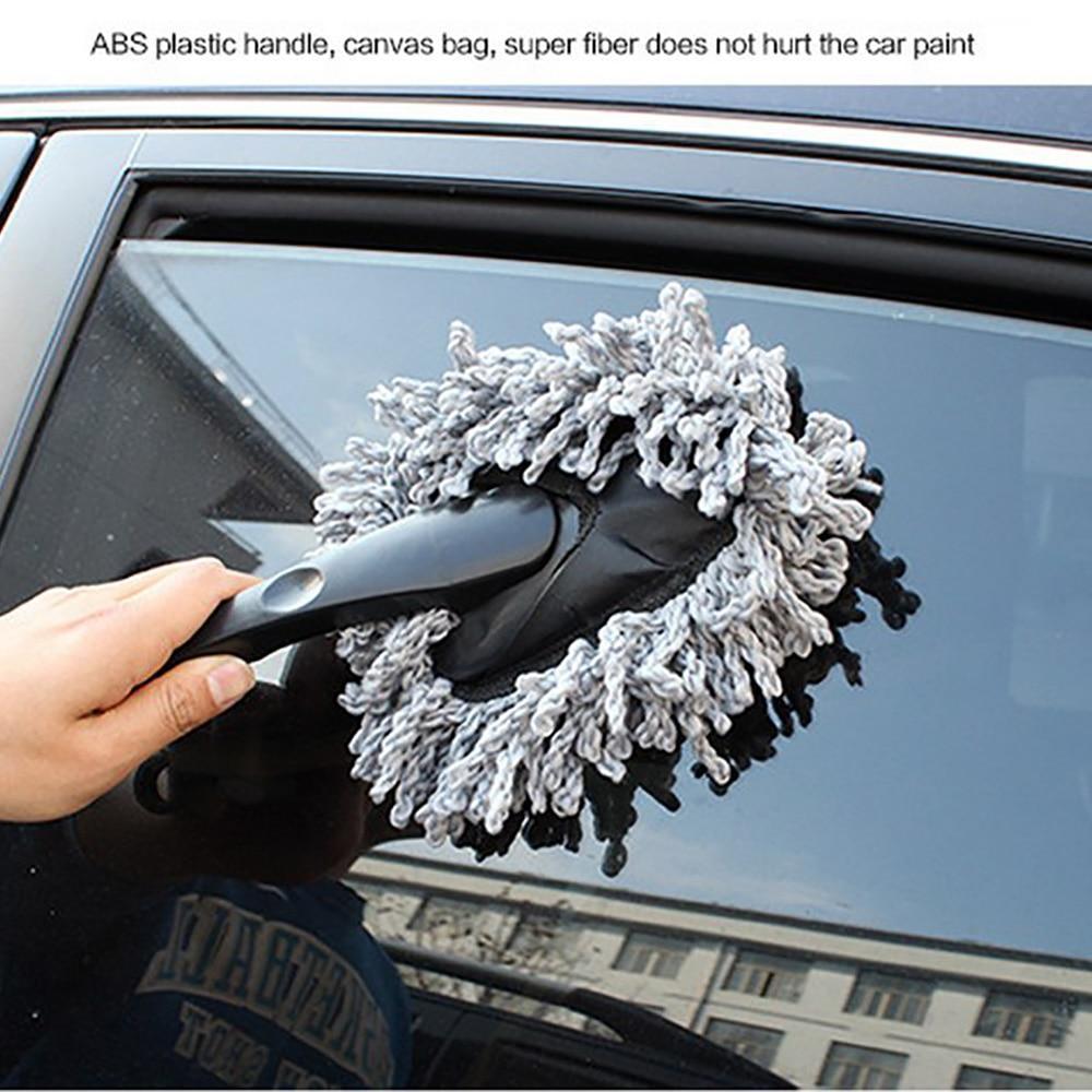BowLift | Car Wash Cleaning Brush Microfiber Dusting Tool Duster Dust Mop Home Cleaning Supplies Car Mop Dusting Portable Washable