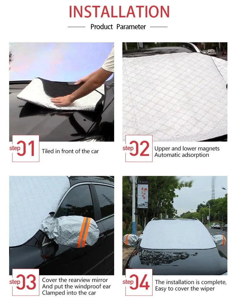 BowLift | Car Windshield Snow and Sun Cover