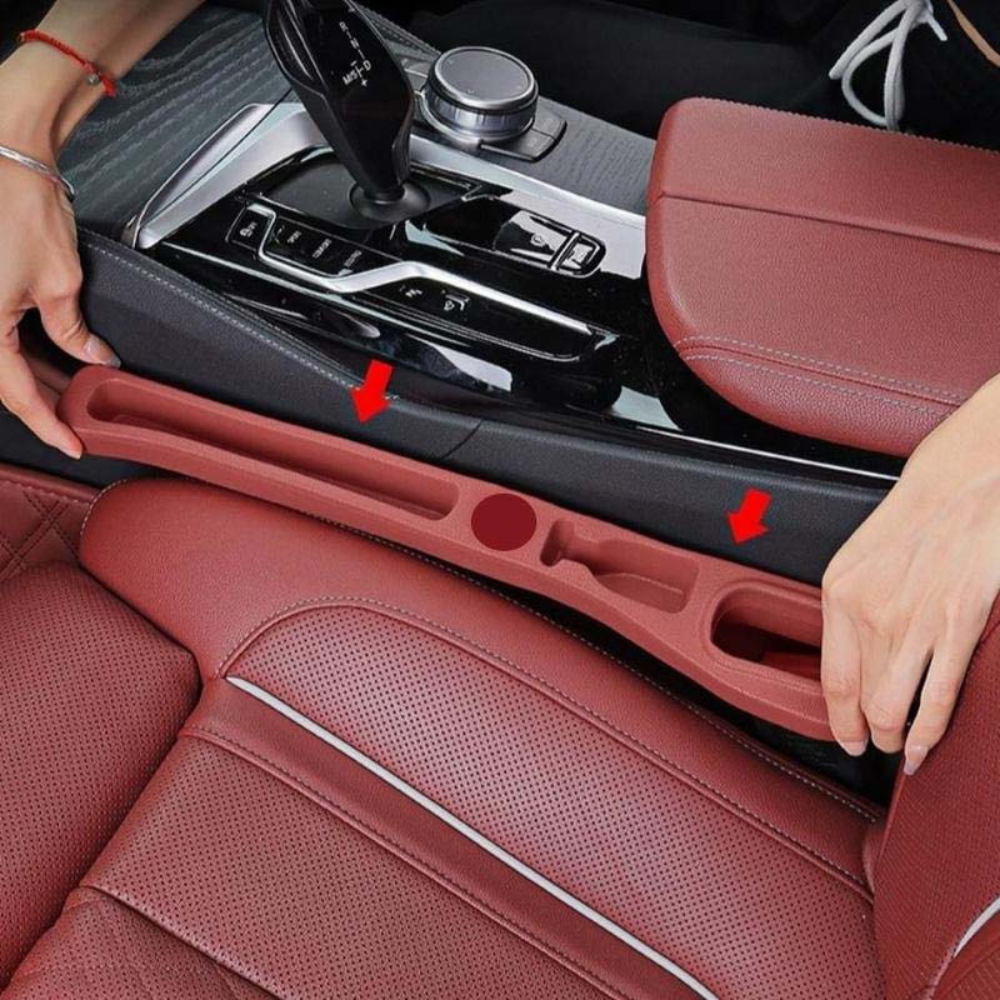 BowLift | Car Seat Filling Faux Leather Gap Filler Organizer Pair