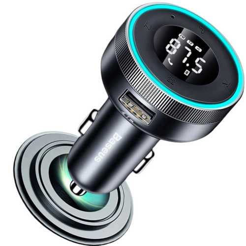High-quality FM transmitter, wireless car, Bluetooth 5.0, USB charger, car AUX radio, MP3 player, music, hands-free system Bowlift