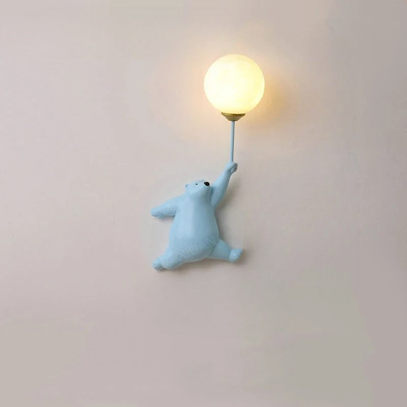 BowLift | FairyGlow – Cartoon Wall Light for Kids | Magical Night Light with 3D Moon Design