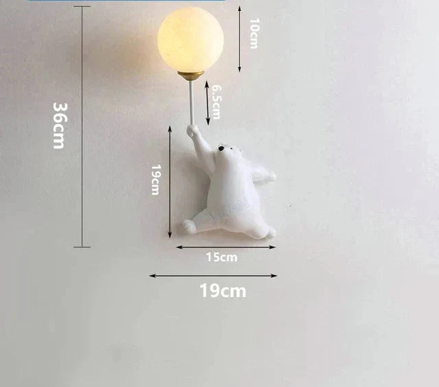 Cartoon Wall Light for Children's Room – LED Wall Lamp for Kids | Bowlift