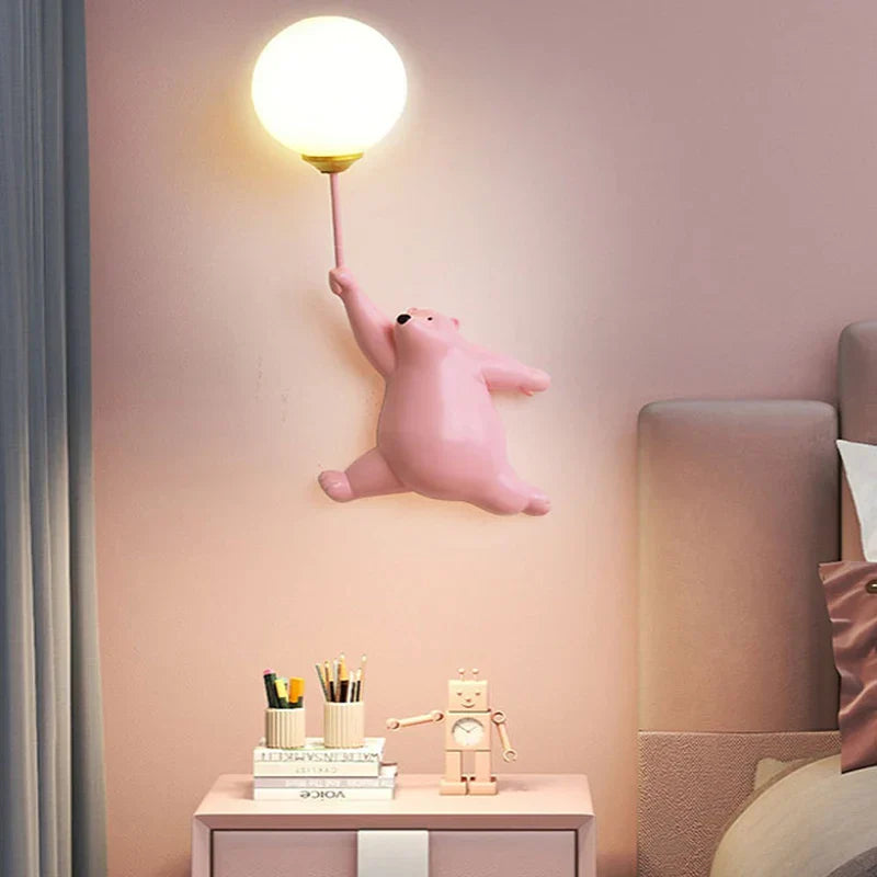 Cartoon Wall Light for Children's Room – LED Wall Lamp for Kids | Bowlift