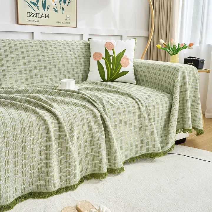 BowLift | Casa Serene Geometric Sofa Cover