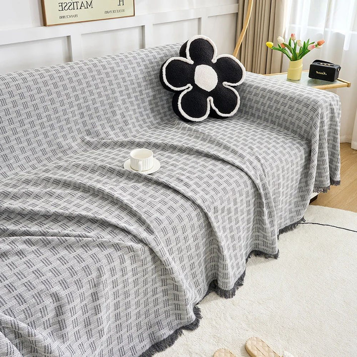 BowLift | Casa Serene Geometric Sofa Cover