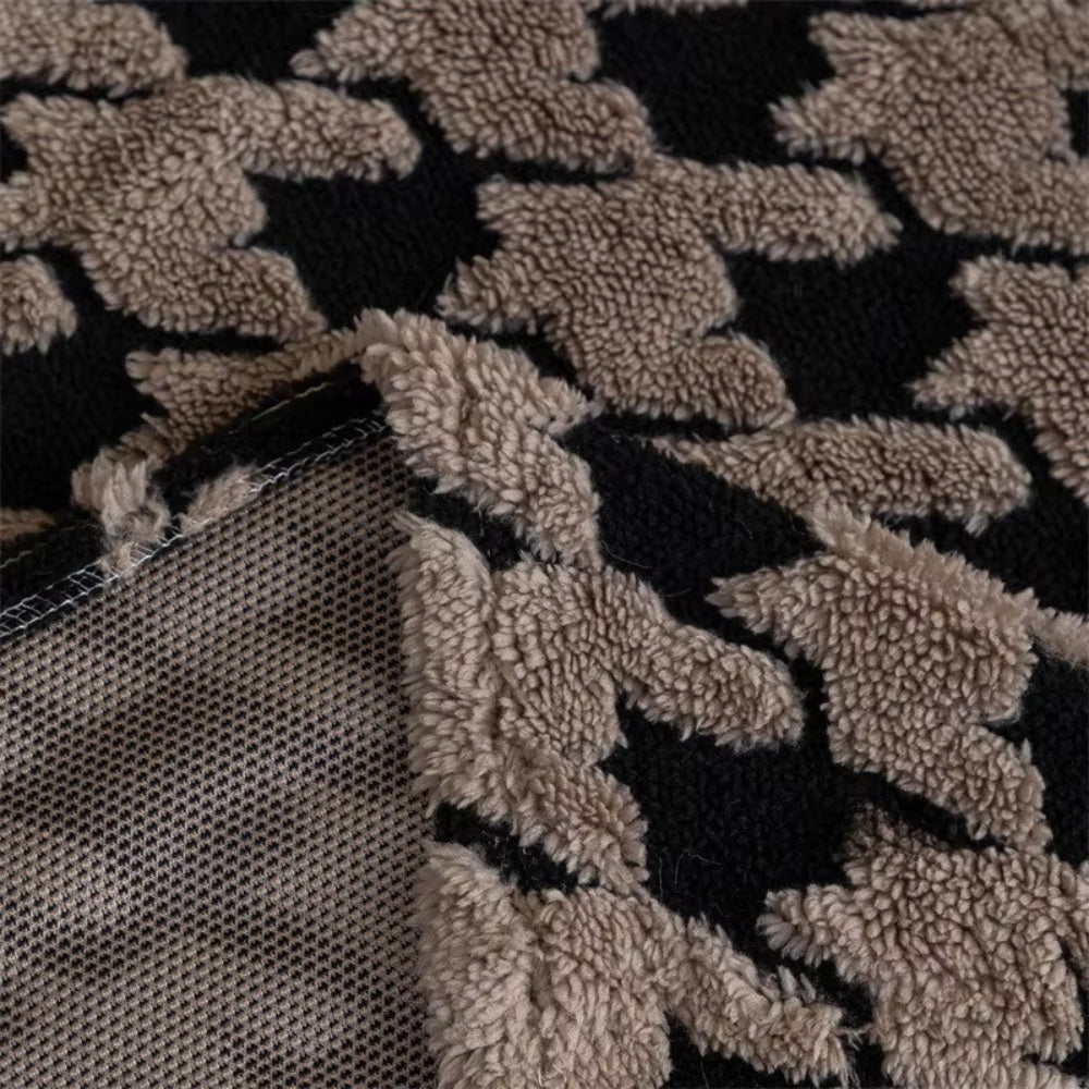 BowLift | Cavalli Houndstooth Plush Sofa Cover