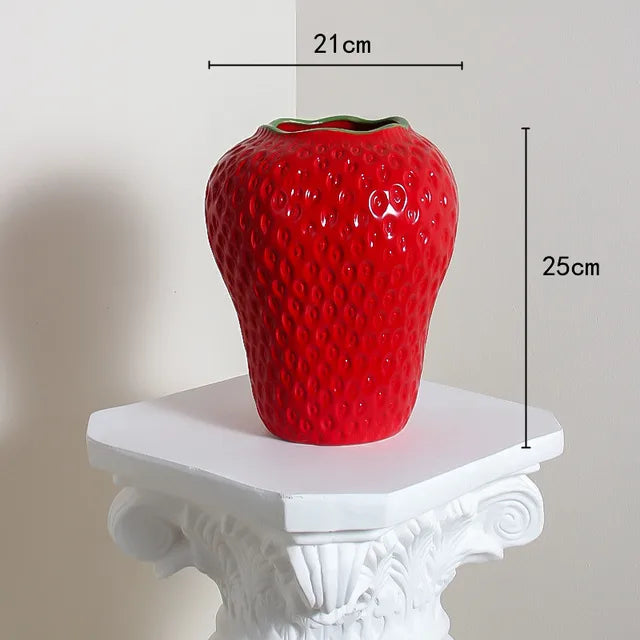 BowLift | WhimsyBerry - Ceramic vase Strawberry