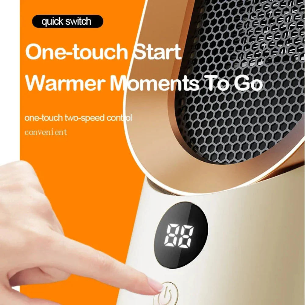 BowLift | Ceramic Space Heater Electric Indoor Fast Heating Quiet Portable