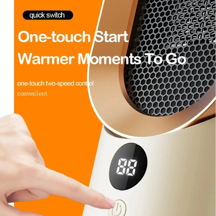 BowLift | Ceramic Space Heater Electric Indoor Fast Heating Quiet Portable