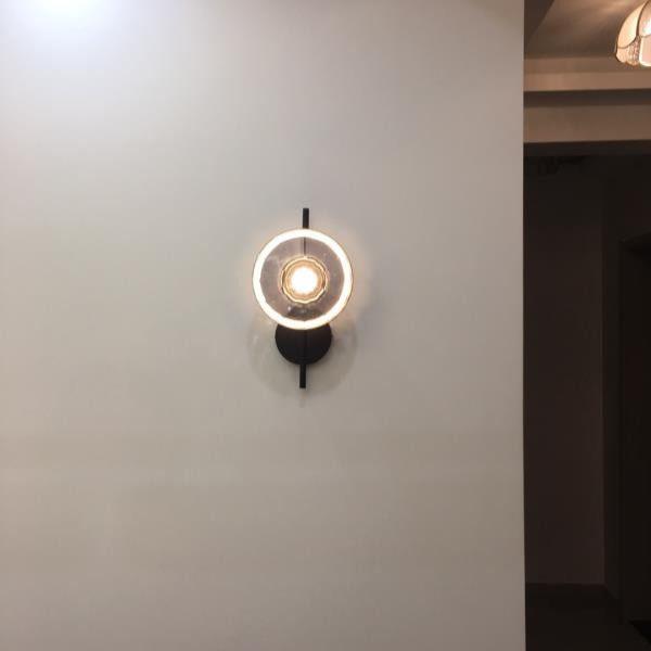 BowLift | Round Glass Wall Lamp in Scandinavian Design