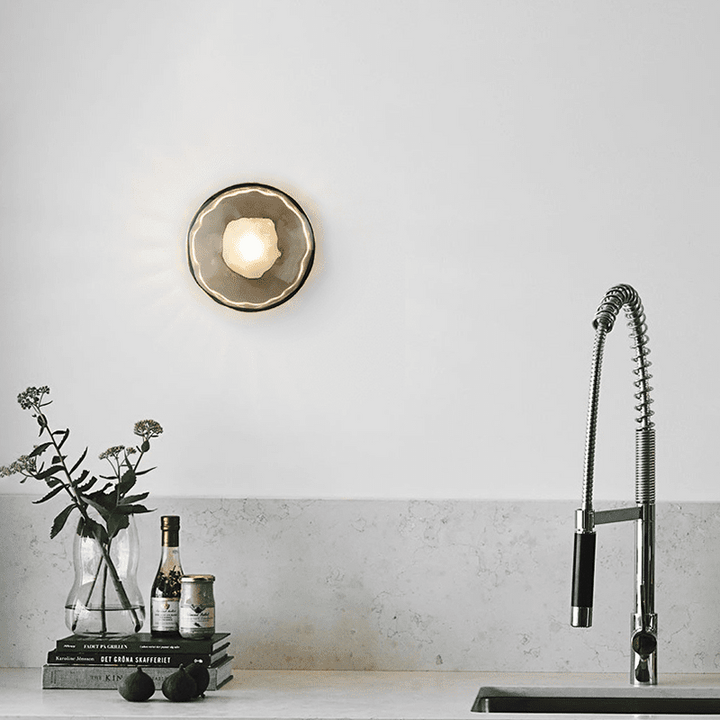 BowLift | Round Glass Wall Lamp in Scandinavian Design