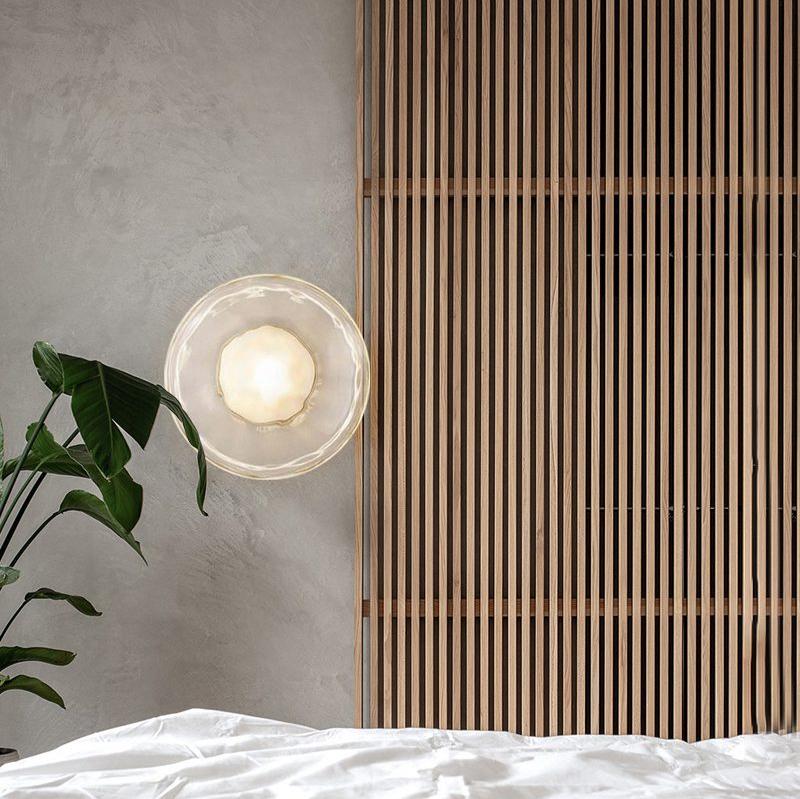 BowLift | Round Glass Wall Lamp in Scandinavian Design
