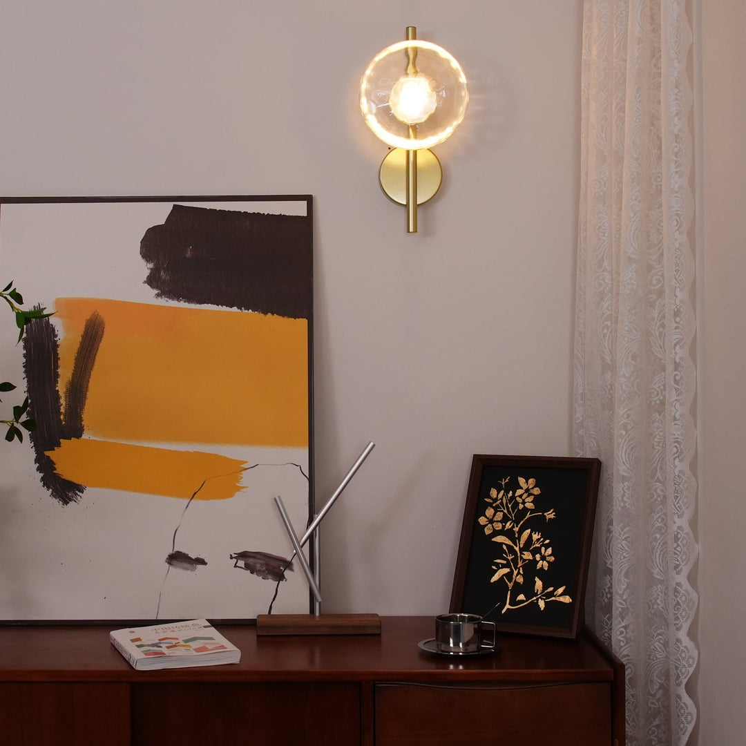 BowLift | Round Glass Wall Lamp in Scandinavian Design