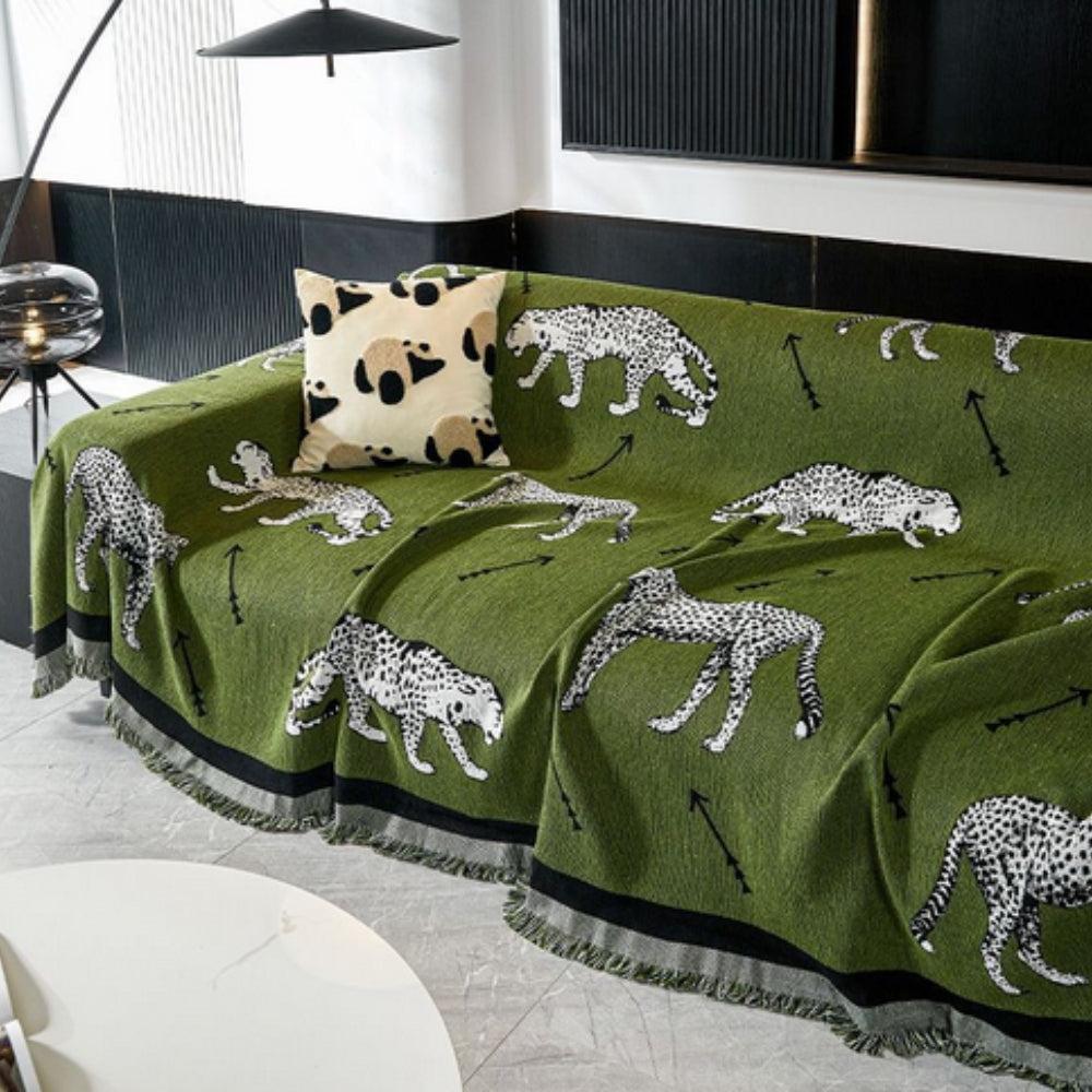 BowLift | Chantesse Panda Leopard Print Sofa Cover