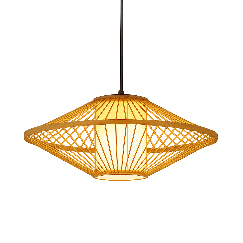 BowLift | Japanese Bamboo Hanging Lamp