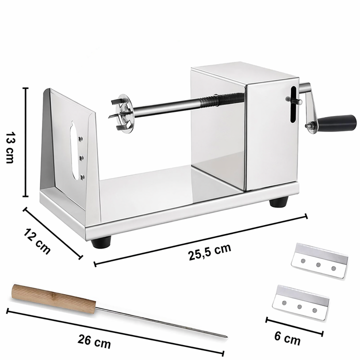 Stainless Steel Spiral Cutter for Even Spirals | Bowlift