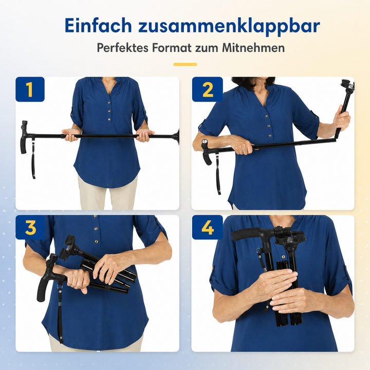Adjustable walking stick | Bowlift