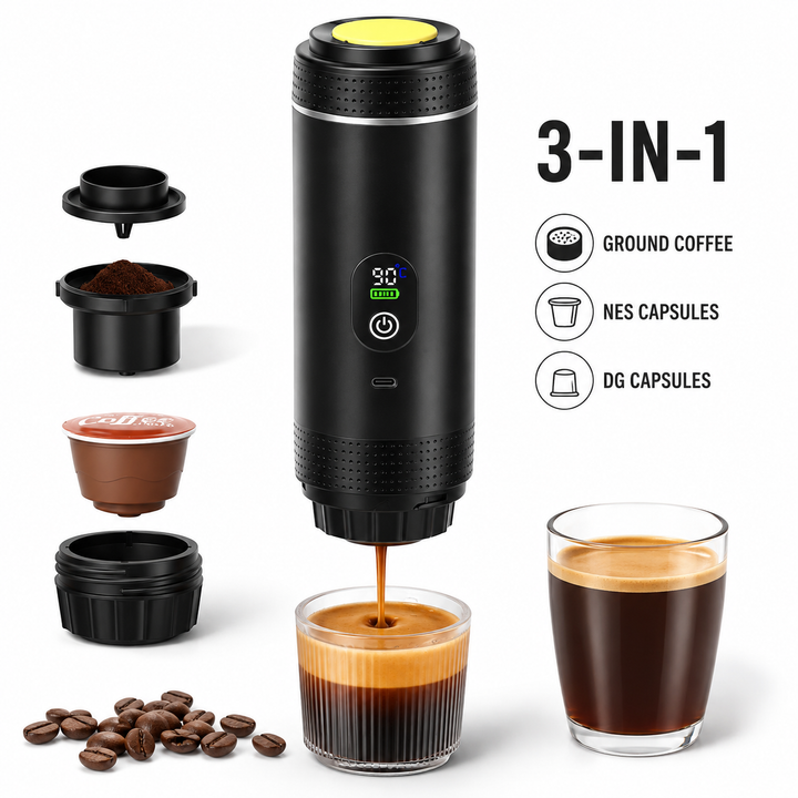 Portable Electric Capsule Espresso Maker Bowlift